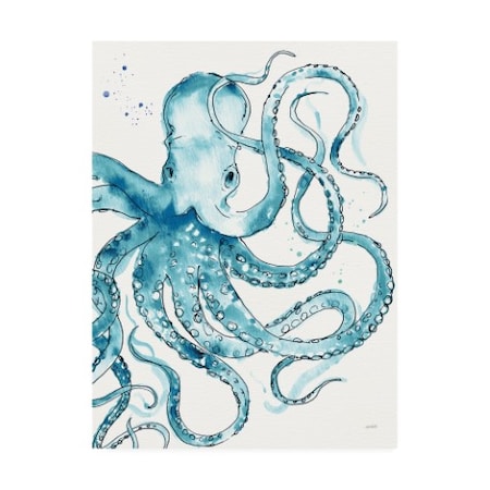 Anne Tavoletti 'Deep Sea VIII V2 Teal' Canvas Art,24x32